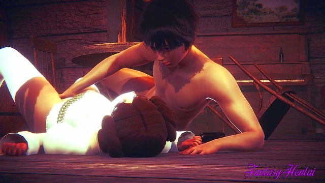 Star Wars Hentai 3D - Leia fingering and fucked with creampie in her pussy