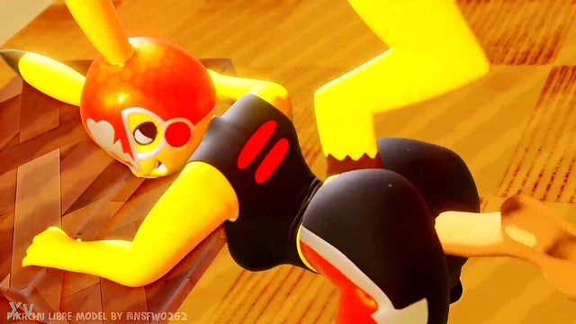 Pikachu Libre Getting Fucked Doggystyle (Multiple Angles)