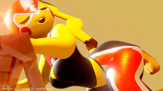 Pikachu Libre Getting Fucked Doggystyle (Multiple Angles)