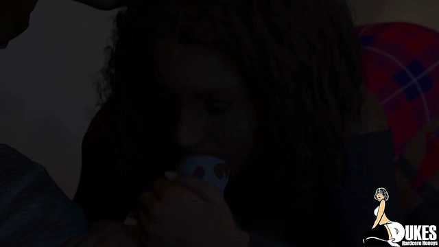 Freaky Co-Eds lick and suck BBC