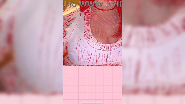 Drawing Beautiful Asian MILF with Hachura at Sketchbook i OS