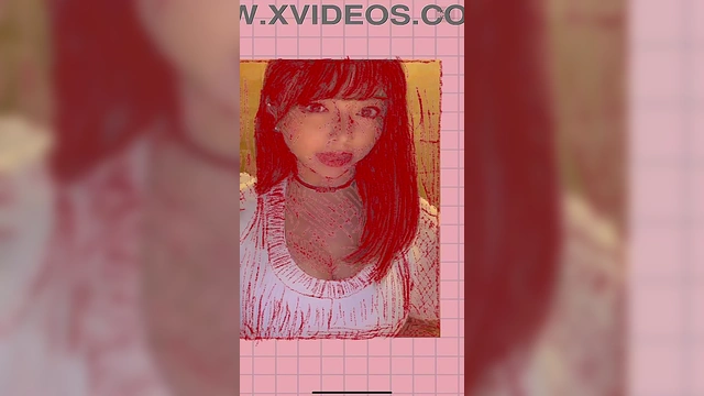 Drawing Beautiful Asian MILF with Hachura at Sketchbook i OS