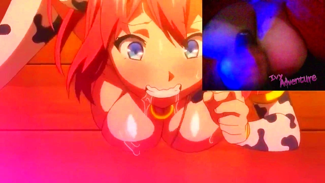 Big Tits Goth MILF Watching Hentai - Imaria Episode 3 - Hentai with Ivy Adventure