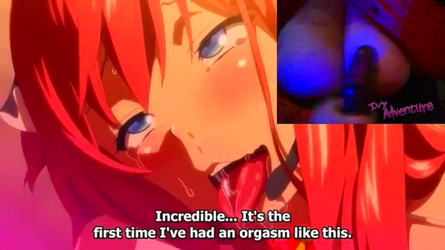 Big Tits Goth MILF Watching Hentai - Imaria Episode 3 - Hentai with Ivy Adventure