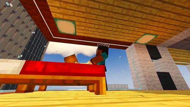 Fucking MILF's juicy pussy / Minecraft Jenny mod