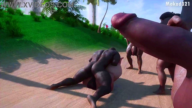 WHITE MILF CHEATS WITH BBC IN AFRICA [MRSCOCKERS] [3D HENTAI]