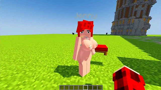 I'm going to fuck this MILF dressed as a cow really hard / Jennys mod hentai