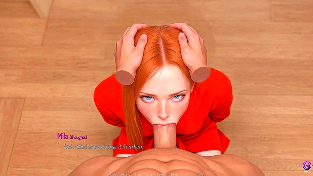 Hot Wife Gives Me Wet Sloppy Blowjob In Kitchen - 3D Hentai Animated Porn - Mila AI