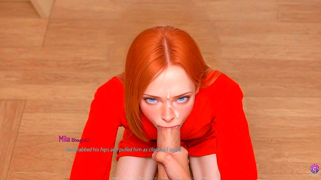 Hot Wife Gives Me Wet Sloppy Blowjob In Kitchen - 3D Hentai Animated Porn - Mila AI