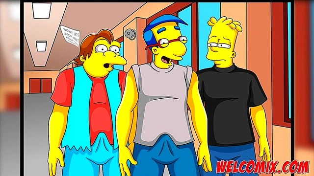 Margy is a hot maid! The hot cleaning lady - The Simptoons Hentai