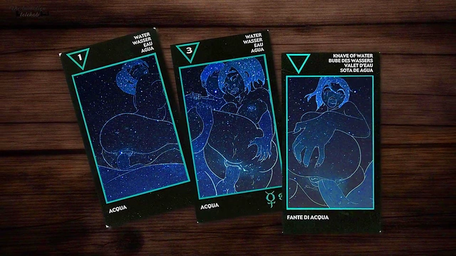 Fake Tarot cards to fuck a charlatan ! Hentai The girl from the train fucks with a magician ( cartoon 2d )