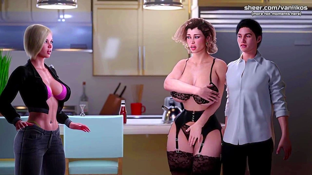 MILF Step Mom And Babe Step Sister Argue Whose Ass Is The Best! Old Vs Young