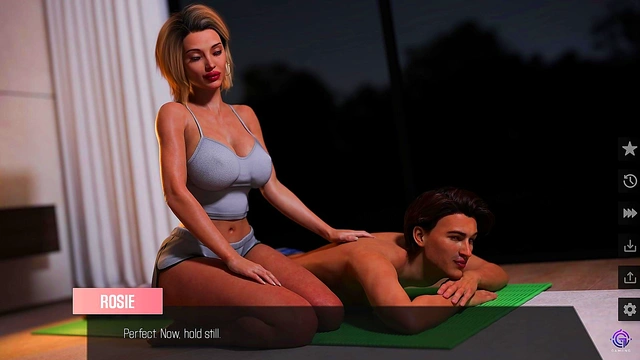 Sexy Stepmom Gives Massage To Her Pervy Stepson - 3D Hentai Animated Porn - MILF Trouble