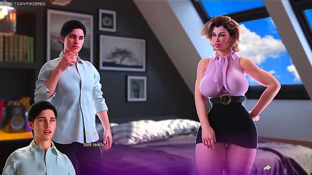 Apocalust 24 Developed By Psychodelusional - MILF Stepmom Masturbates and Finger Herself