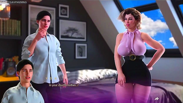 Apocalust 24 Developed By Psychodelusional - MILF Stepmom Masturbates and Finger Herself