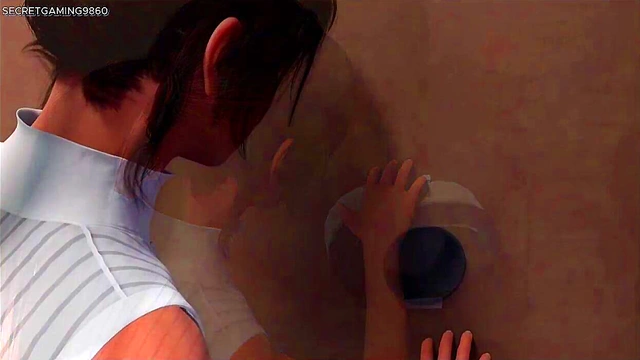 Croft Adventure 04 Developed By Pix DES - MILF melting orgasms from her first BBC