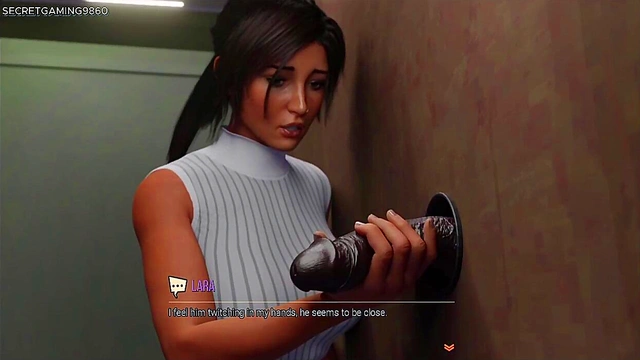 Croft Adventure 04 Developed By Pix DES - MILF melting orgasms from her first BBC