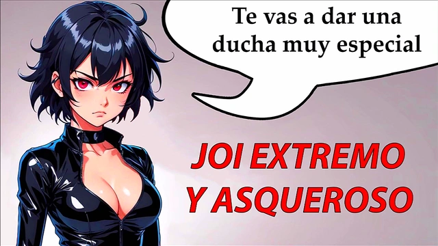JOI extreme and disgusting hentai in Spanish