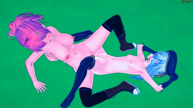 Altina Orion gets her pussy eaten out by classmate Juna Crawford before tribbing - Trails