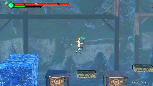 Pretty blonde in wizard lilia new hentai gameplay