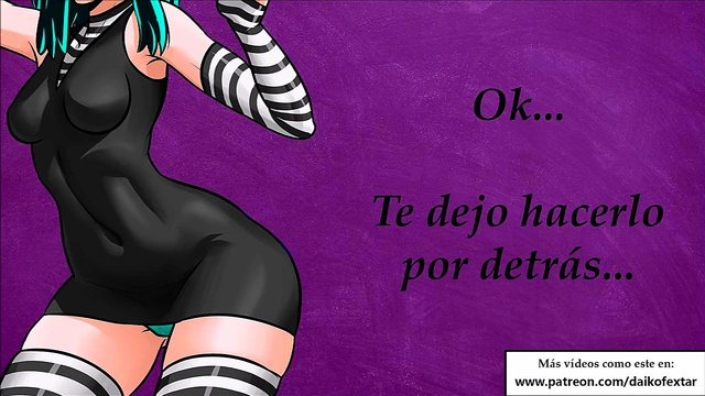 JOI hentai with Lucy Sex on the first date