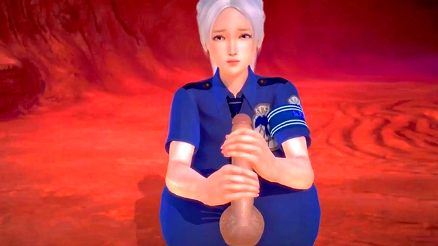 3D hentai big tit policewoman 01