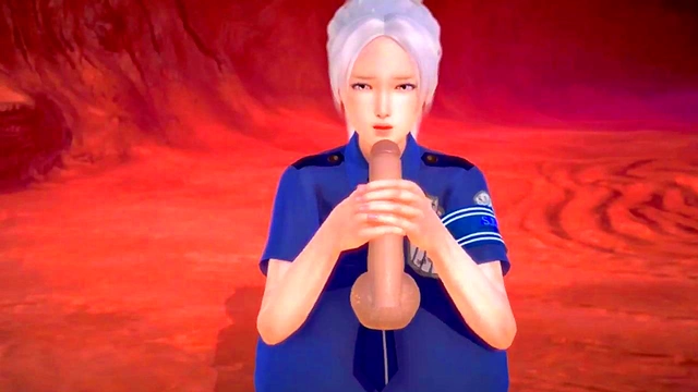 3D hentai big tit policewoman 01