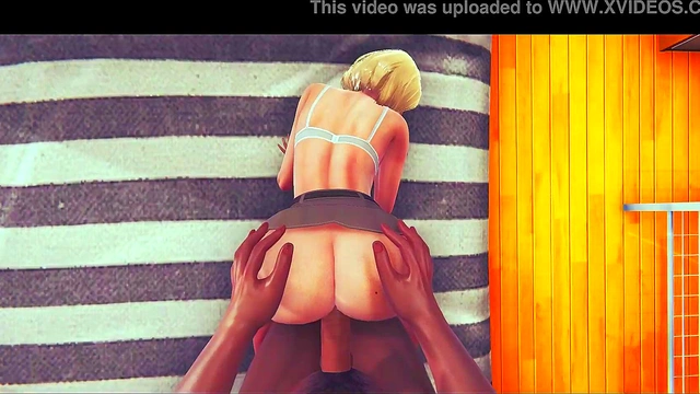 Hot Blonde Teen With Black Dick Hentai Honey Select 2