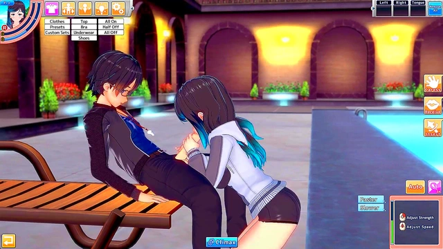 Swim Team Captain Grace Spoils Cock By Her Home Pool Hentai