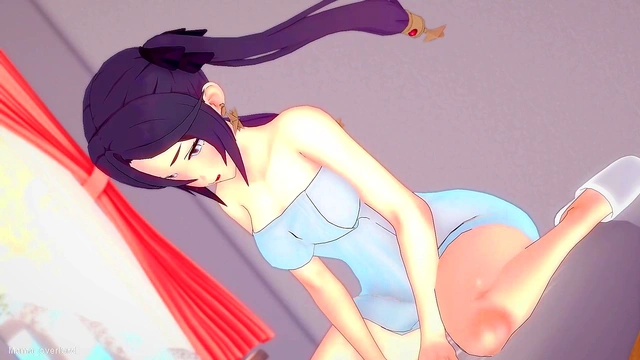 Mona wants to jerk off a lot'she only wears a towel (genshin impact hentai)