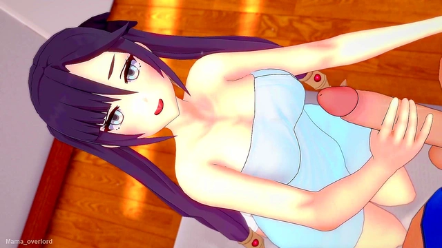 Mona wants to jerk off a lot'she only wears a towel (genshin impact hentai)