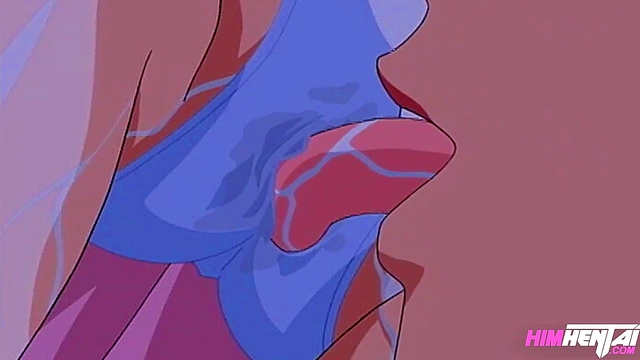 Horny waitress fucks in the bathroom - Hentai uncensored