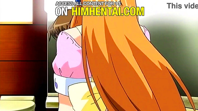Horny waitress fucks in the bathroom - Hentai uncensored