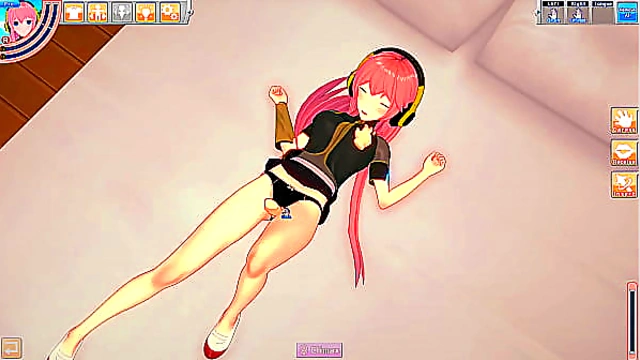 Hentai'Megurine Luka Takes Guy Home To Have A Sexy Evening