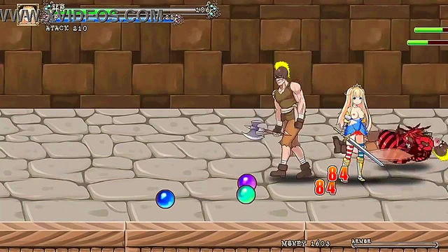 Cute blonde hentai having sex with men in Iris in wond new hentai gameplay