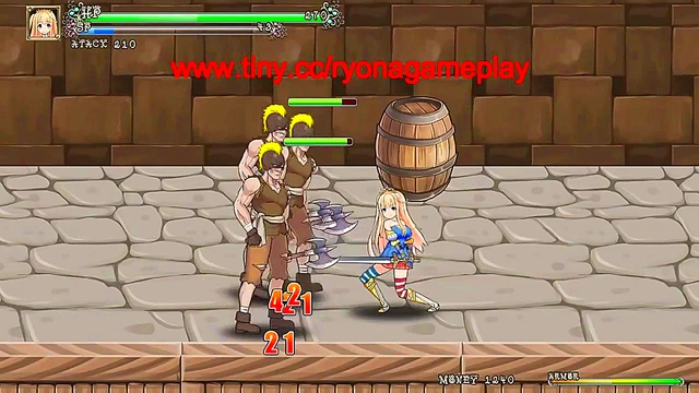 Cute blonde hentai having sex with men in Iris in wond new hentai gameplay