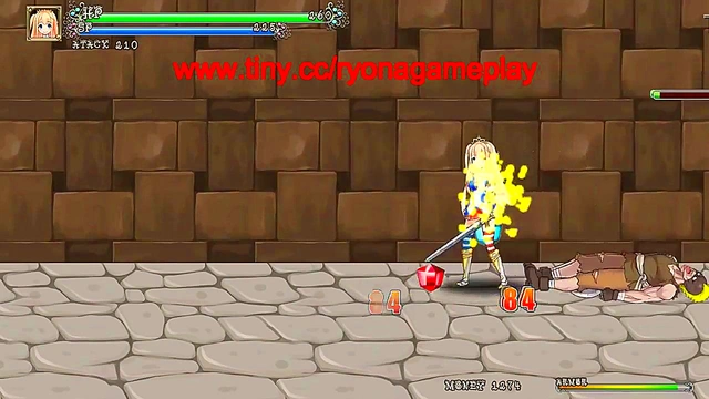 Cute blonde hentai having sex with men in Iris in wond new hentai gameplay