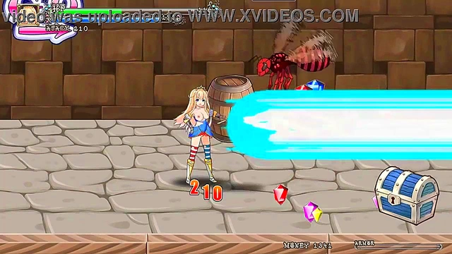 Cute blonde hentai having sex with men in Iris in wond new hentai gameplay