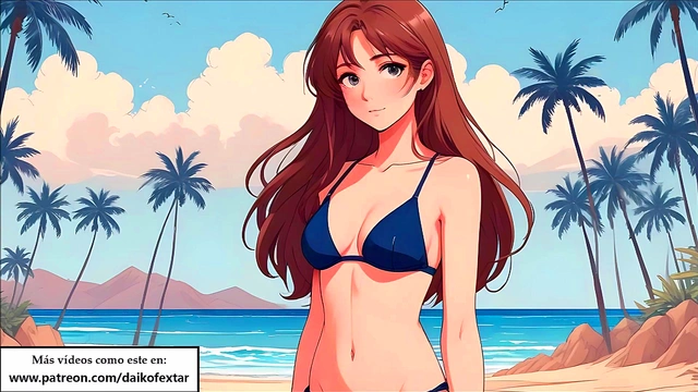 JOI hentai with a giant woman Audio Roleplay in Spanish