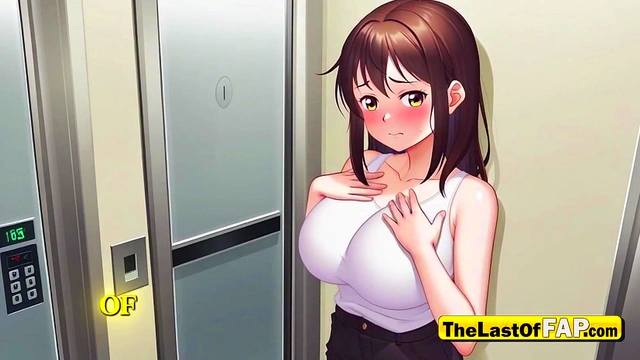 Wife Trapped in the Elevator – XXX Fantasy with Neighbor AI Animated HENTAI UNCENSORED