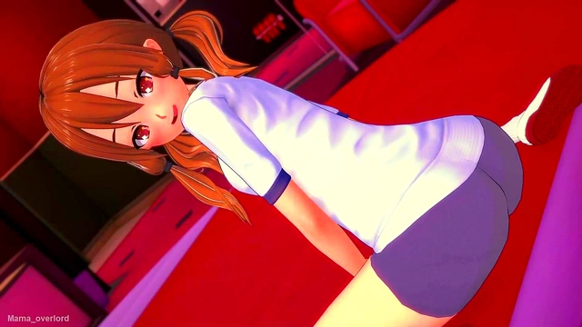 Cute stepsister fucked in sportswear at the love hotel (hentai)