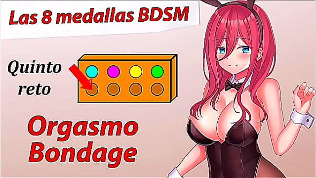 JOI Role: Hentai Adventure - 5th BDSM medal'Bondage Orgasm