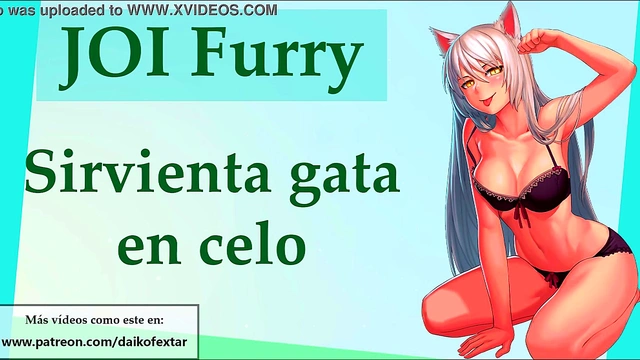 JOI Furry hentai Maid maid in heat