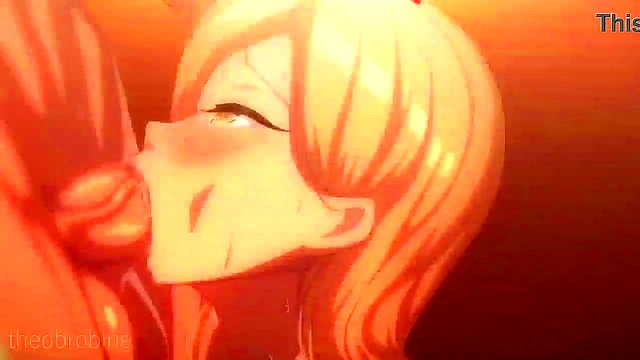 Futanari gets fucked hard in the anus and cums multiple times