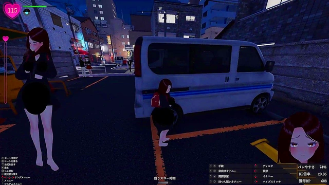 [Play video 009] A futanari with a penis in a swimsuit goes wild at a laundromat in the