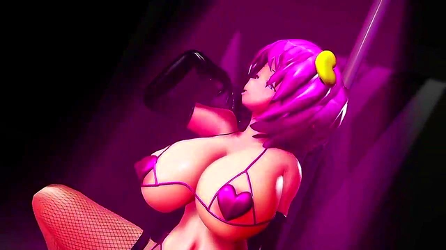 Big breasts futanari masturbation sex