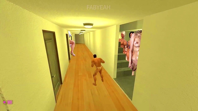 Giant Futanari And Big Tits Milf Aunty In Bizarre Hotel Room