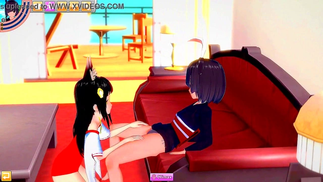 Azur Lane Hentai'Nagato And Shiranui Senually Play With Eachother Until They Both Cum