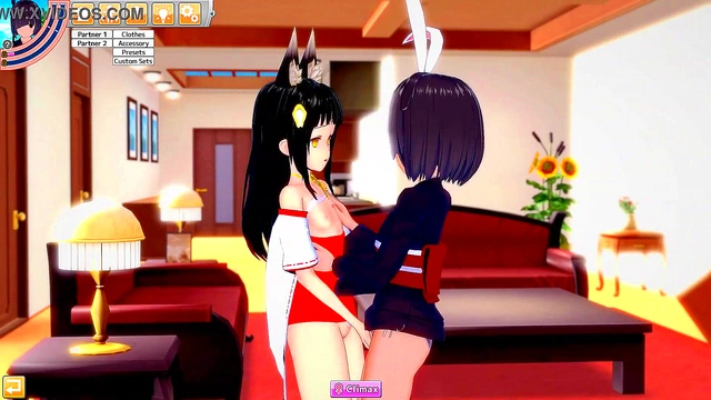 Azur Lane Hentai'Nagato And Shiranui Senually Play With Eachother Until They Both Cum