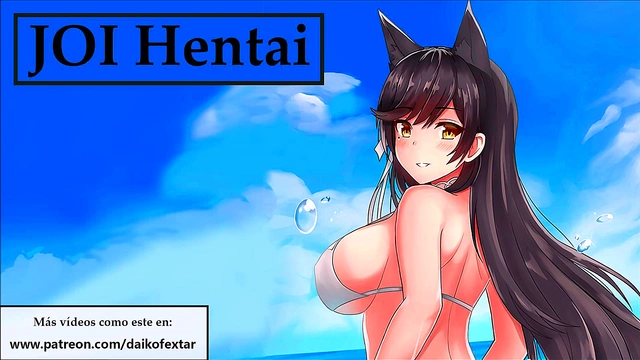 JOI hentai with a horny slut'in Spanish